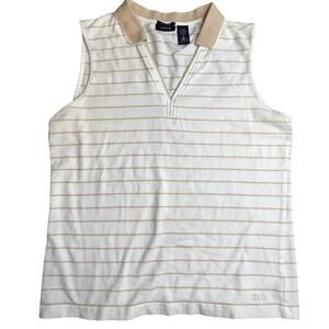 IZOD Striped Sleeveless Top - Size M